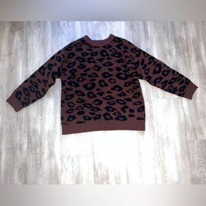 Cheetah sweater